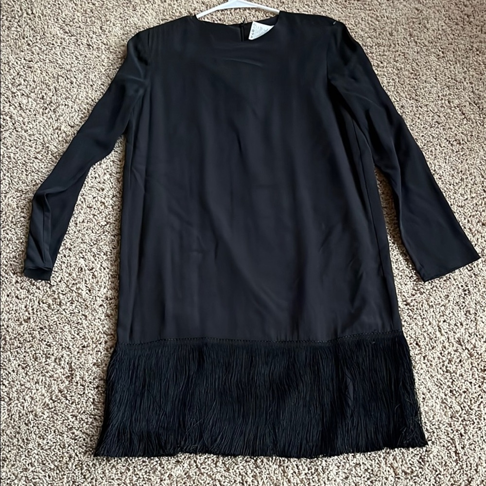 Sportmax Black Textured Dress